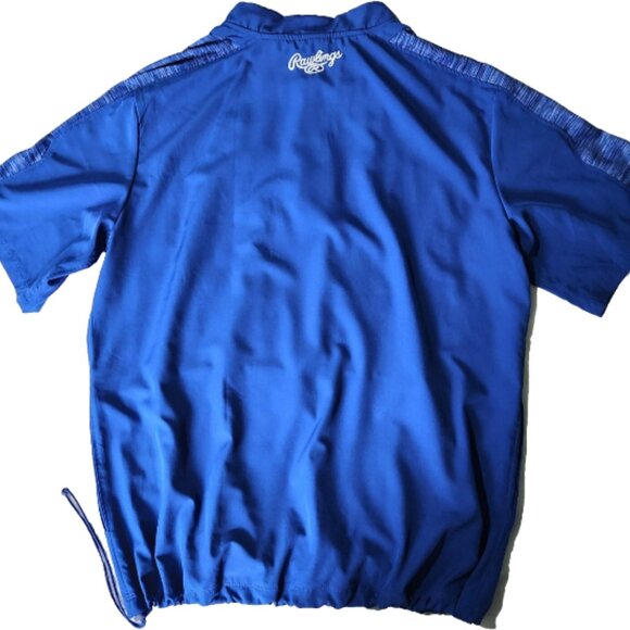 Rawlings Shirt 1/4 Zip Pullover Top Activewear Drawstring Waist Men's Med - Picture 5 of 9